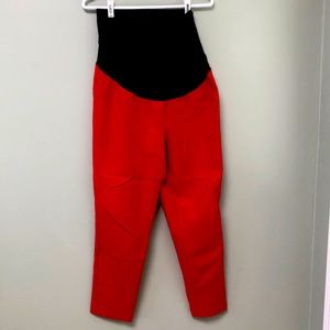 LOFT Maternity skinny ankle leg pants full panel